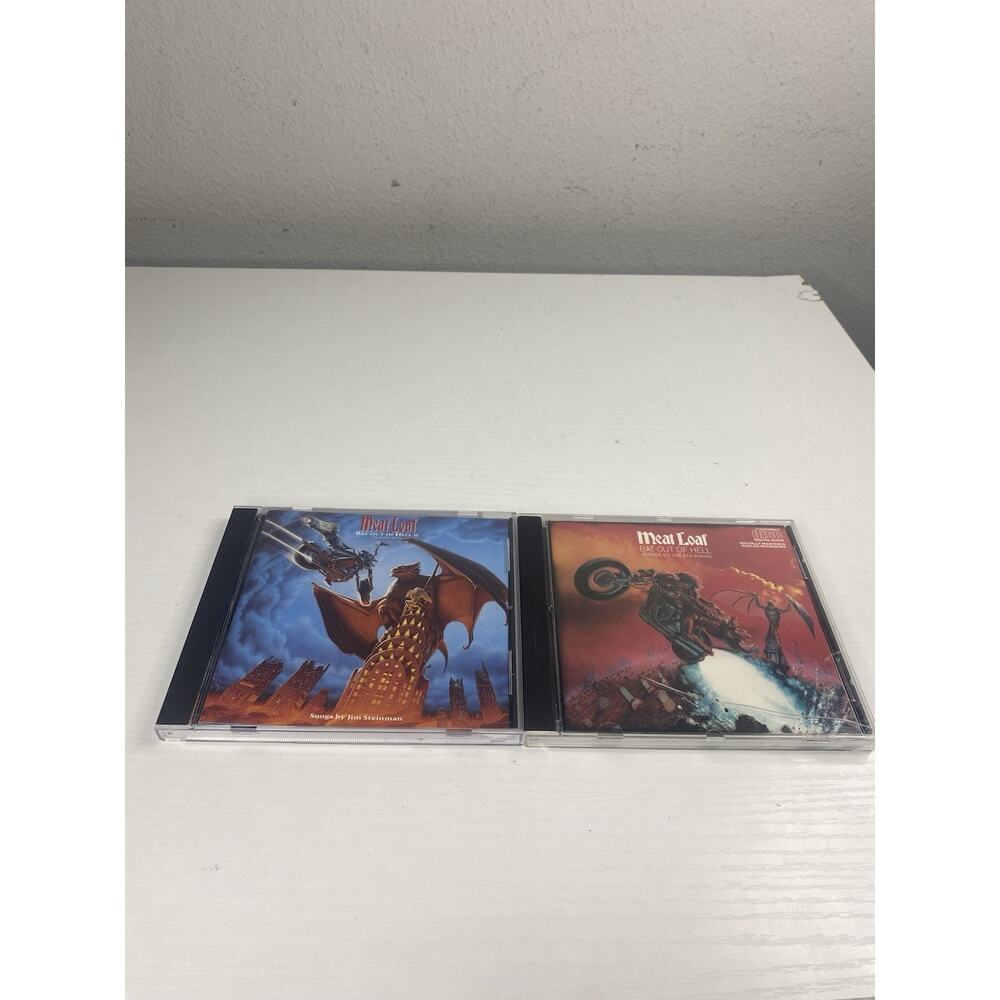 Meat Loaf Lot of 2 CD Bat Out of Hell 1, 2